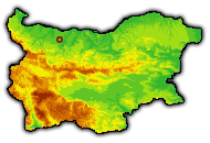 Kneja at Bulgaria map